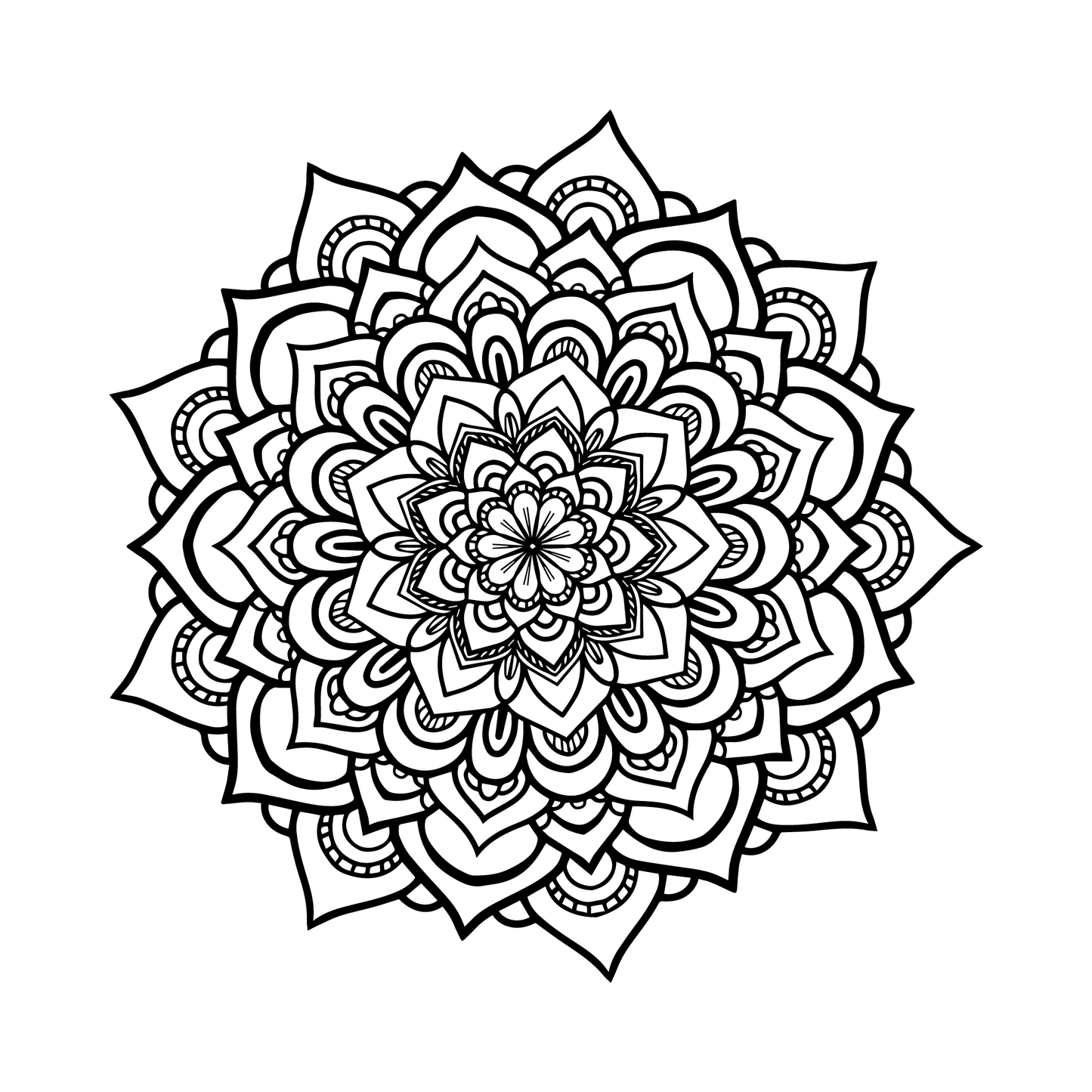 Mandala Malbuch