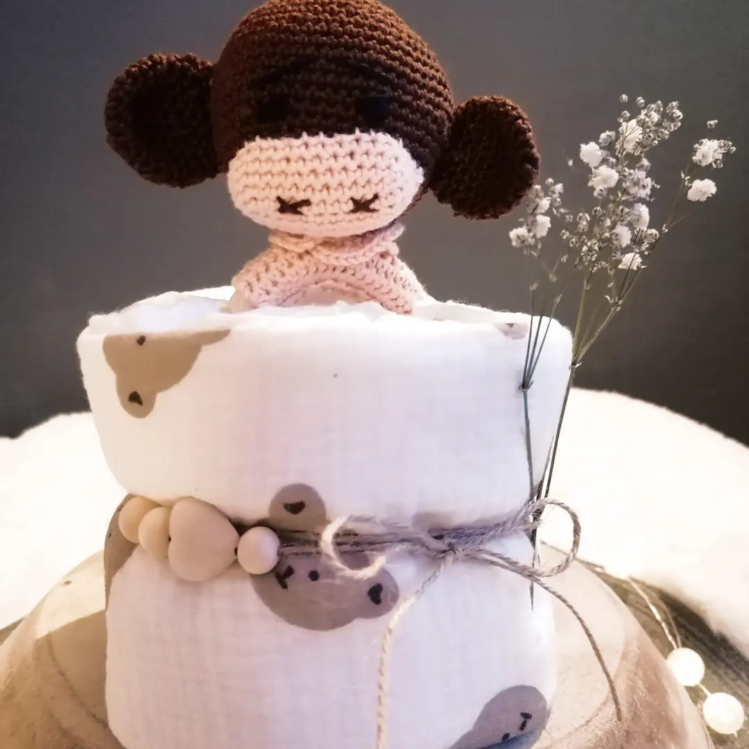 Windeltorte Häkelzeit mini