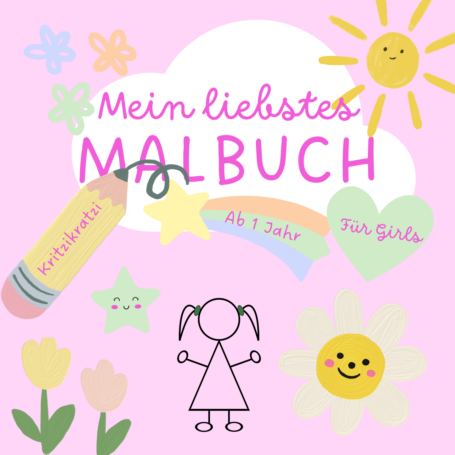 Mein liebstes Malbuch - Girls