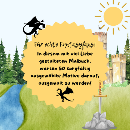 Malbuch Fantasy